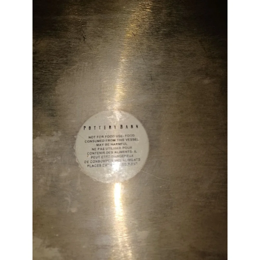 Pottery Barn large Silver Plate tray